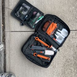 GSI Outdoors Camp Kitchen Kit Set, 24 Pieces With Carry Case