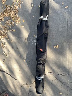 Salomon skis and bindings Scott sticks and padded athalon carry bag