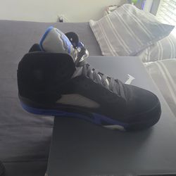 Retro 5  racer blue  size 9