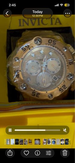 Invicta reserve pro hunter sea diver, propellers