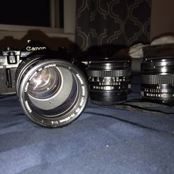 Canon A-1 analog camera