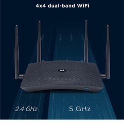 Motorola AC2600 4x4 WiFi Smart Gigabit Router with Extended Range, Model MR2600