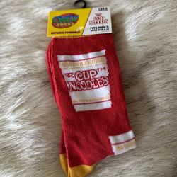Cup Noodles And Hershey’s Socks -$5 each