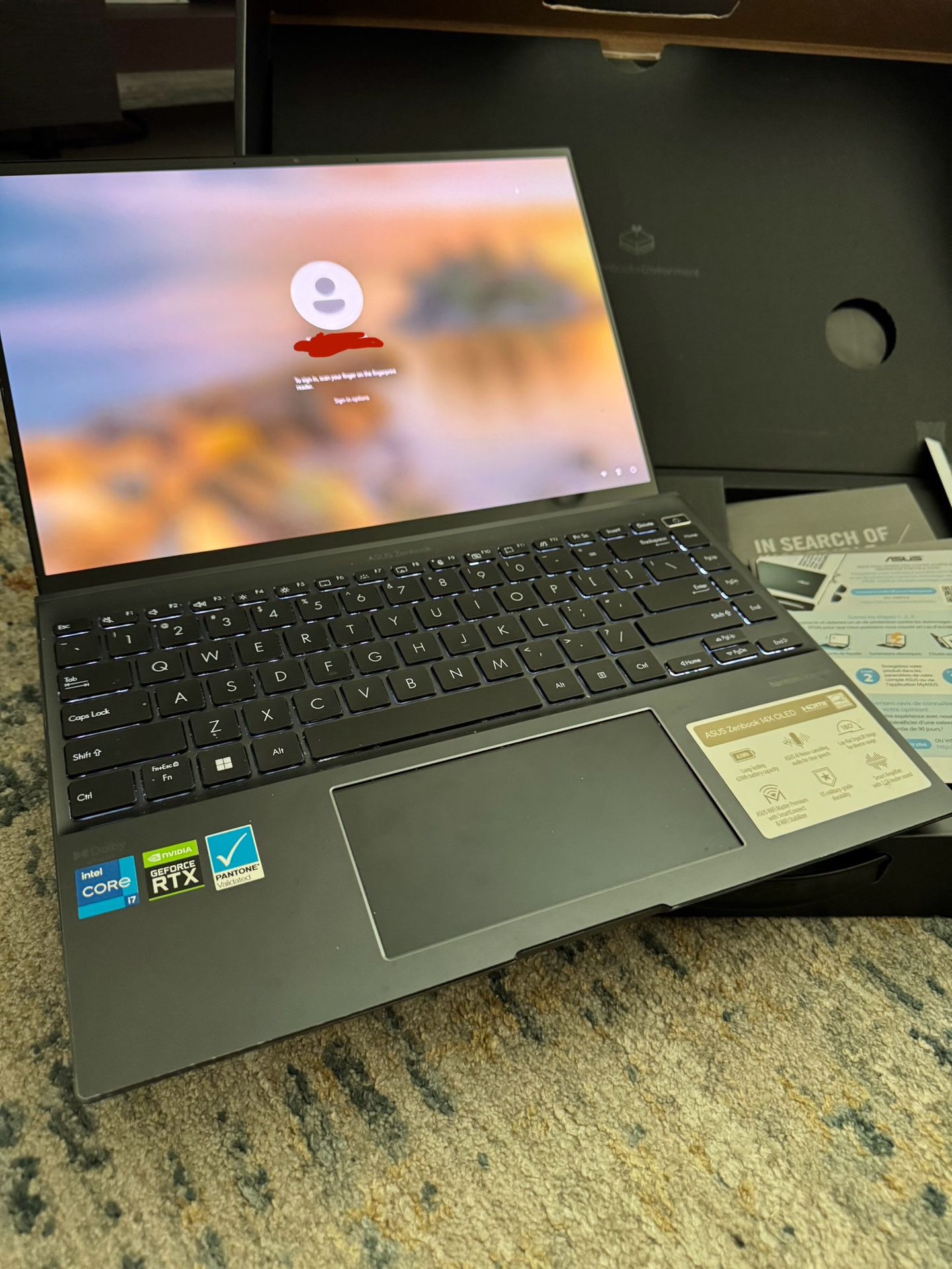 ASUS LAPTOP - Intel i7 - Nvidia Graphics Card - 1TB NVMe