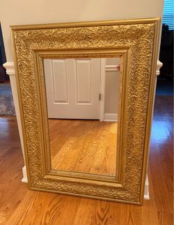 Beautiful Ornate Gold Mirror