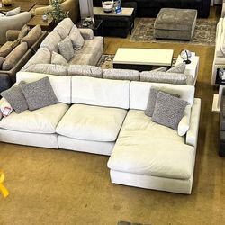 Comfy Plush Modular Sectional Sofa Couch 