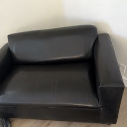 Black Love Seat (non Leather)