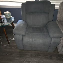 Lift Chair Grey Xcellent Condition 