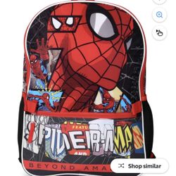  Spiderman backpack 