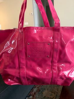 Victoria's Secret Pink Patent Tote Bag