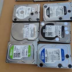LOT OF 9 Hard Drive