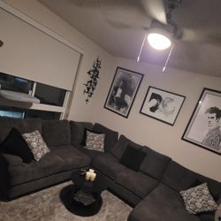 Living Spaces Sectional Sofa