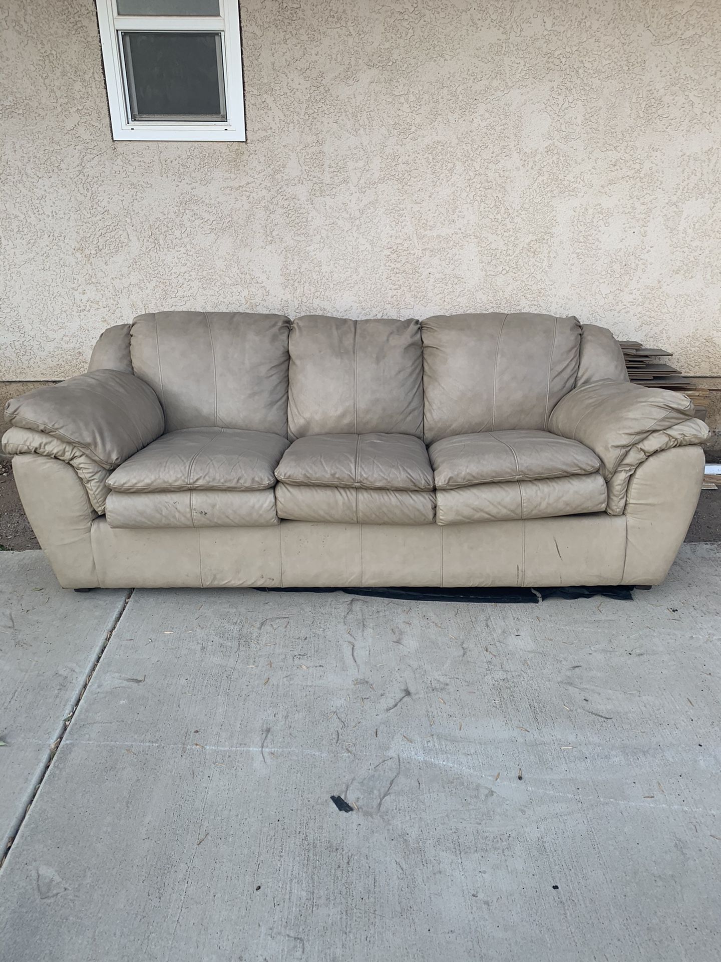 Free leather couch