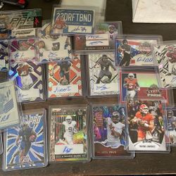 LEAF Medal Football Cards :Autos,numbered, 1/1 ‘s Also