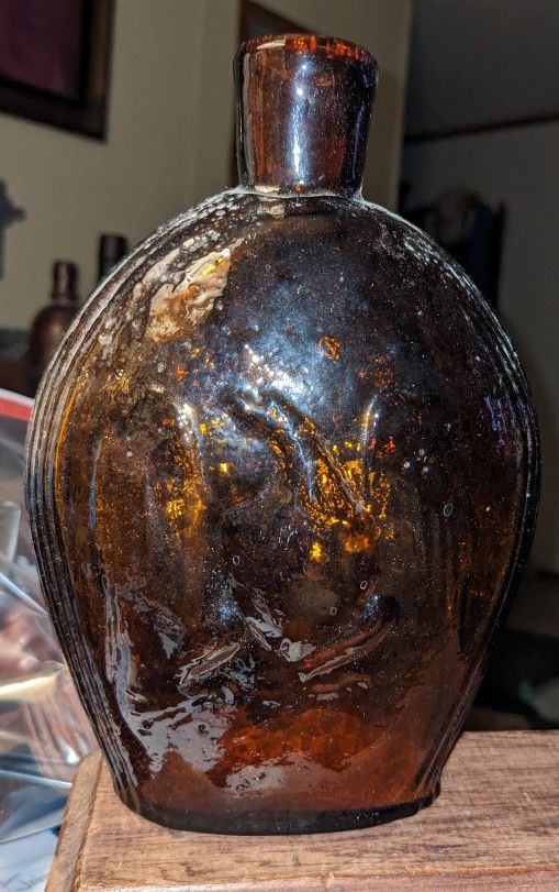 Vintage 1960's Amber Bottle by Clevenger