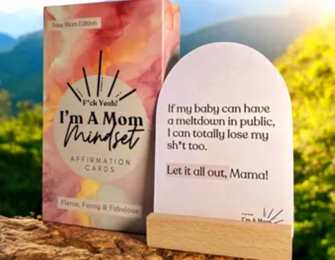 I'm A Mom Mindset Affirmation Cards