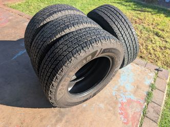 Lt 245/70/17 Goodyear workhorse 10 ply tires