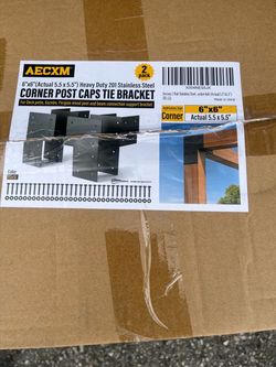 Corner post caps tie bracelet