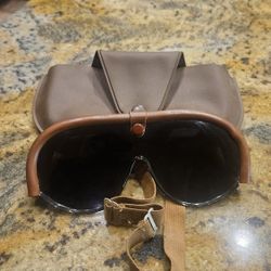 Genuine Italy italian army tanker goggles