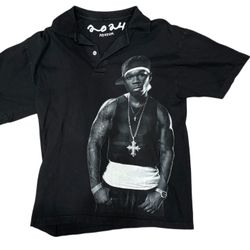 ASSPIZZA APRIL FOOLS “50 CENT POLO” POLO SHIRT: