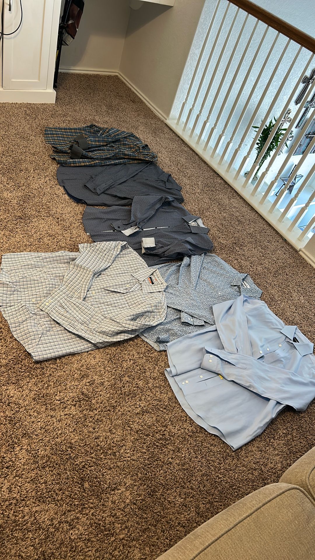 Men’s Button Down Shirts - Large