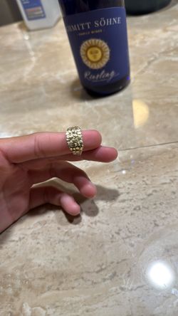 Authentic 10K Gold Nugget Ring – Real Gold – 3g