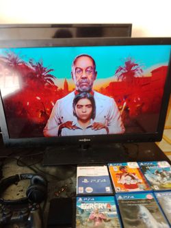 PlayStation 4 and a 32inch tv