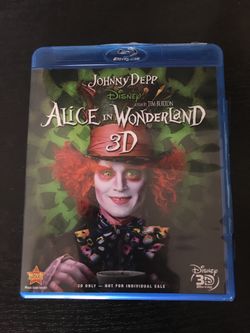 Alice in wonderland 3D Blu-ray