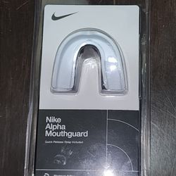 Nike Alpha Mouthguard White, ADULT SIZE - New