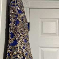 Quinceañera Dress Small Royal Blue 300.00