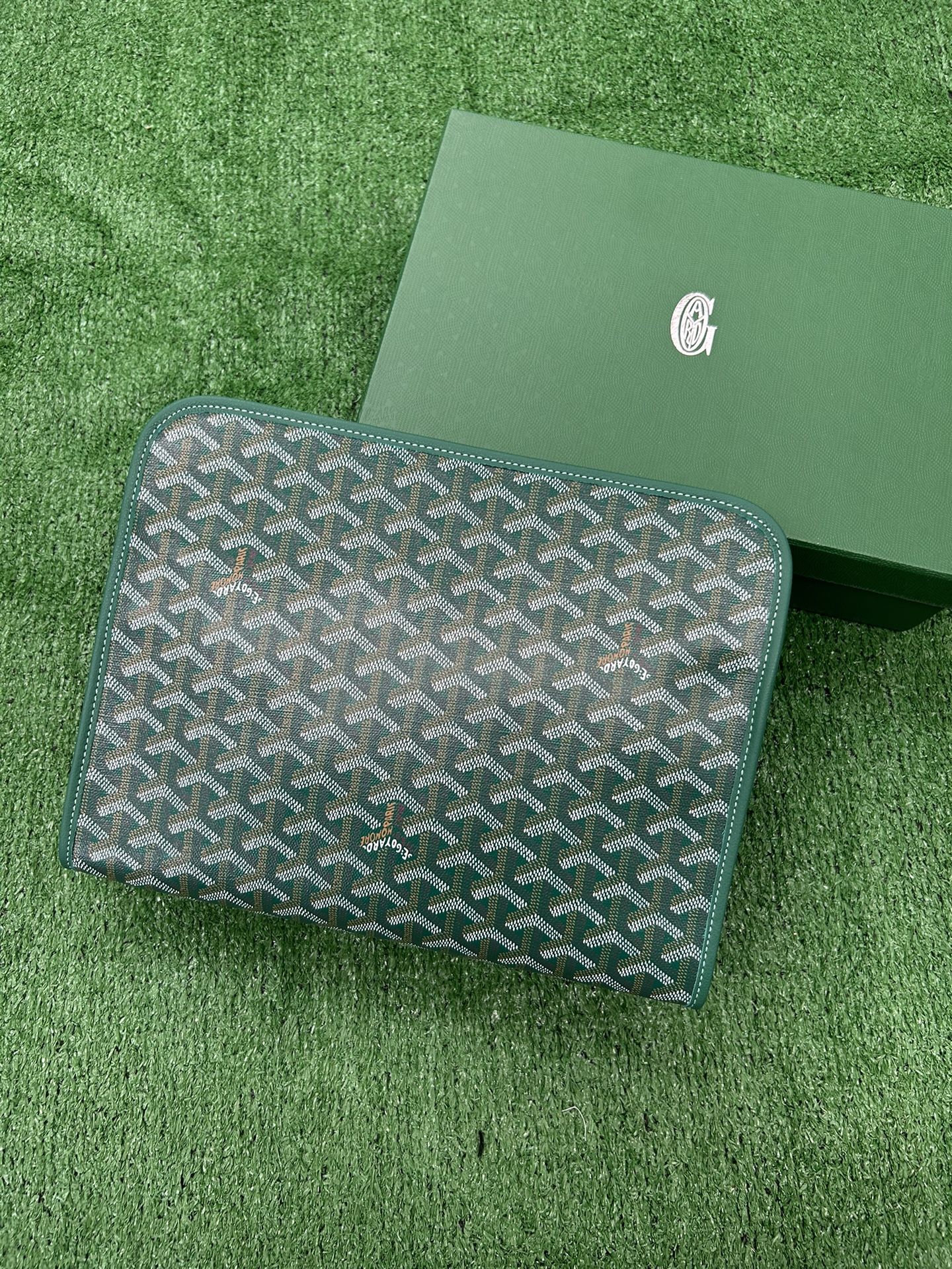 Goyard toiletry handbag