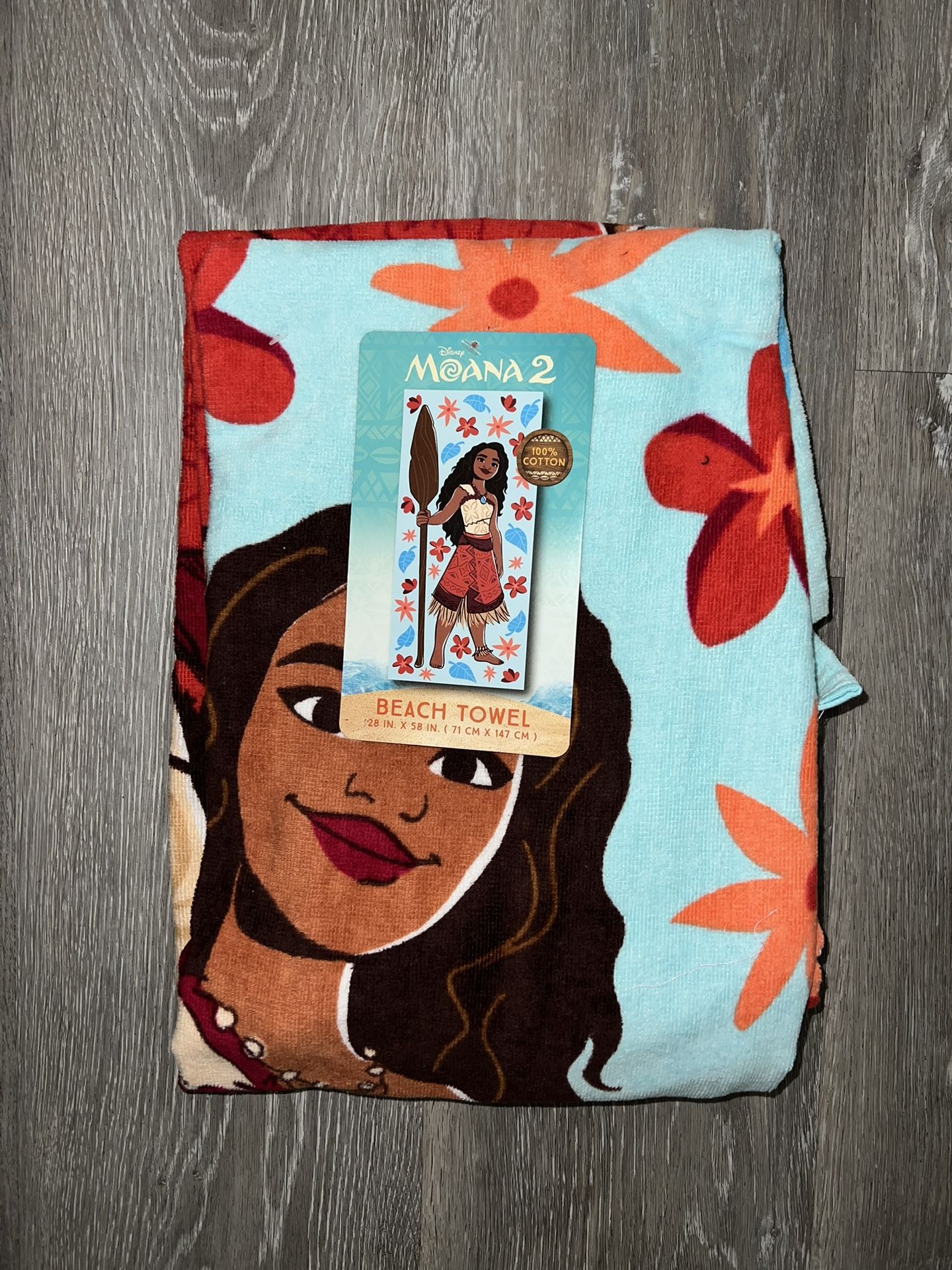 Moana Disney beach towel