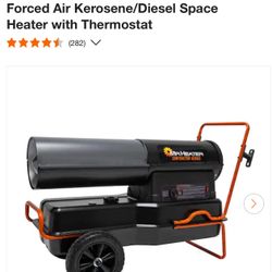 Mr. Heater Contractor 210,000 BTU Black Forced Air Kerosene/Diesel Space Heater with Thermostat