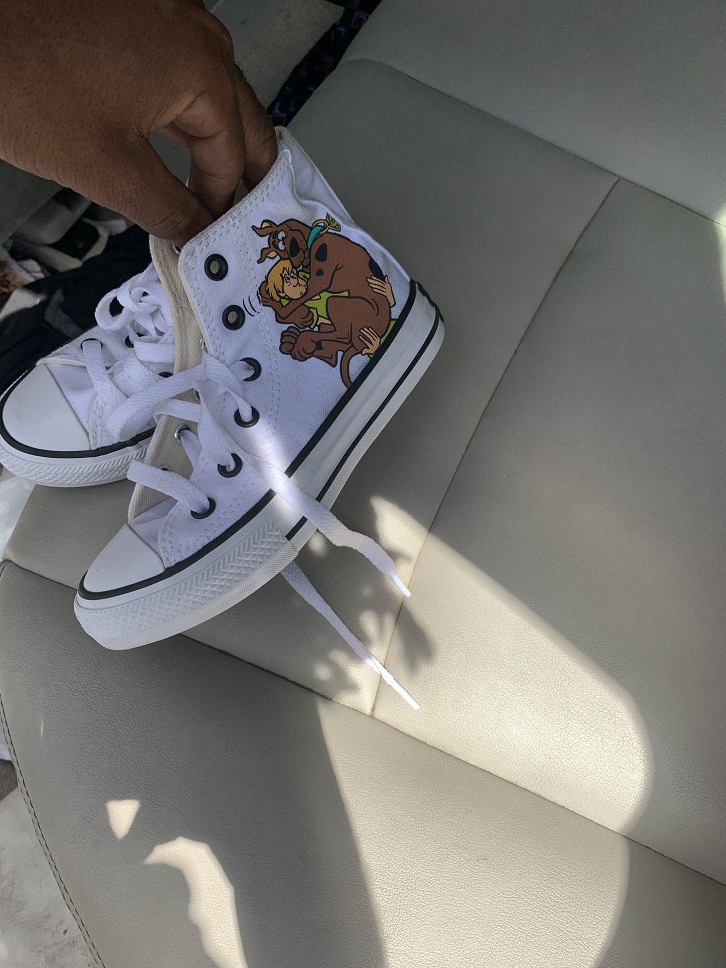 Brand Kids 11c  New Scooby Doo Converse Paid 118 off goat Only Want 55 Serious Inquires Only