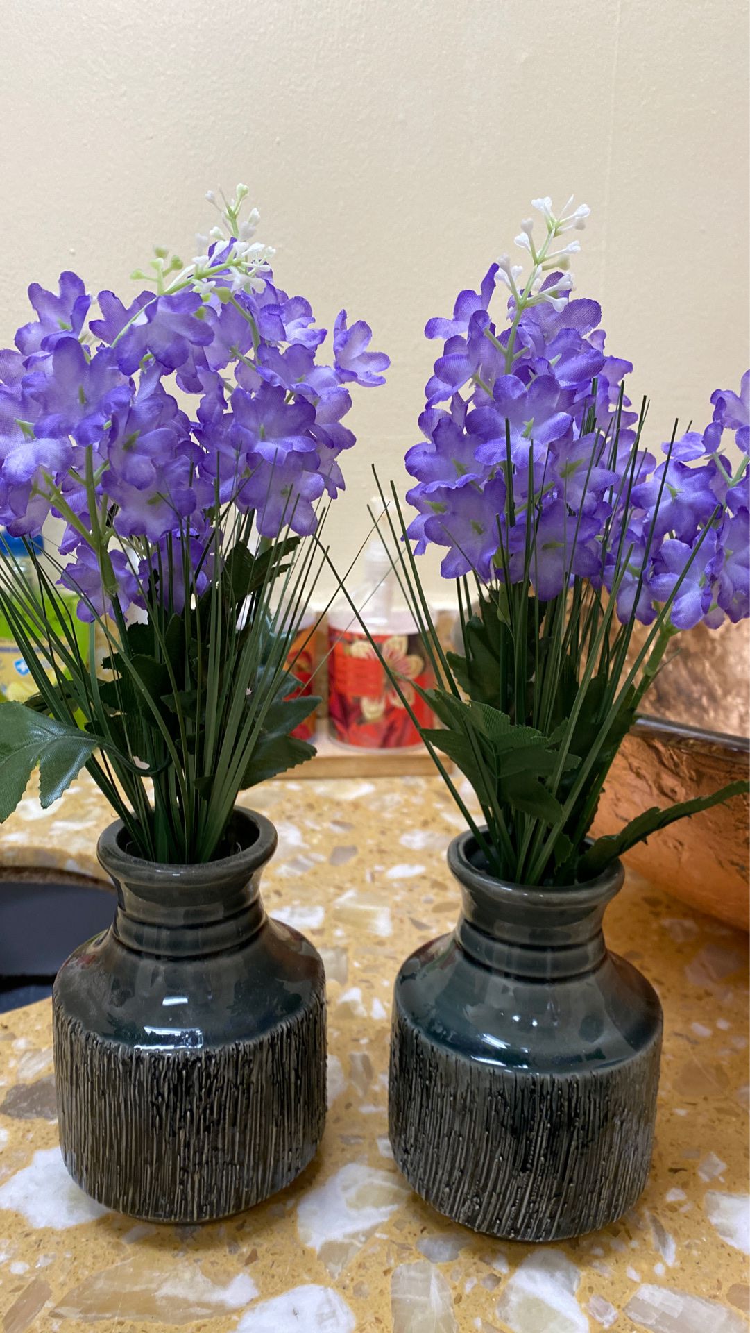 Two Small Flower Vases