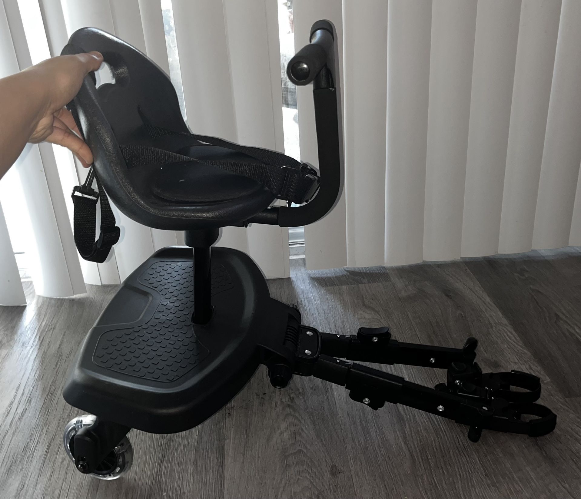 Universal 2-in-1 Stroller Board with Seat - Ride-On Platform (Never Used!)