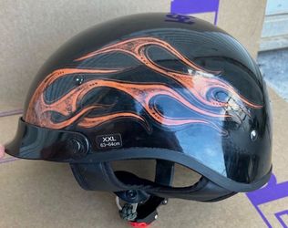 Harley-Davidson Half Helmet Basic Rider DOT XXL Gloss Black Y2K Classic