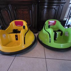 2 Kids Ride On 6v Bumper Carts Cars