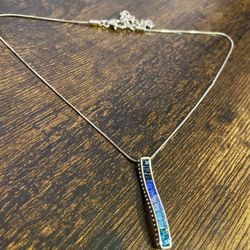 Brighton Blue Silver Necklace 