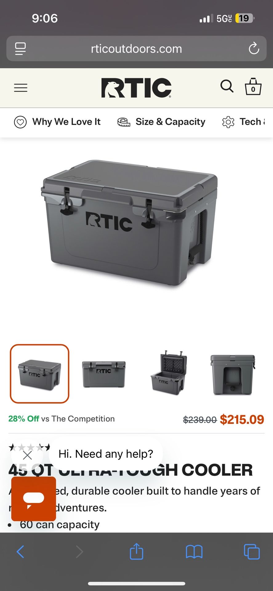 Rtico Cooler