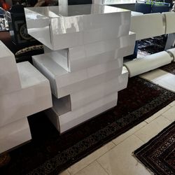 King Size Lacquer Bedroom Set Mint