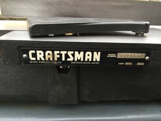 Craftsman Jointer with motor and original stand Excellent condition  $200