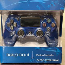 Blue PS4 Dual Shock Controller 