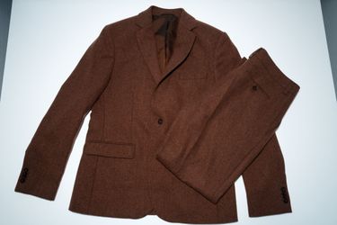 Wills Brown Wool Suit - 40 Jacket 33 Pants