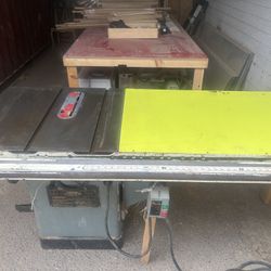 Table Saw & Dust Collector 