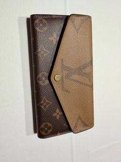 Louis Vuitton monogram reverse giant portefeuille sarah wallet