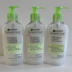 Garnier SkinActive Micellar Foaming Face Wash for Oily Skin, 6.7 fl oz , (3)/$10