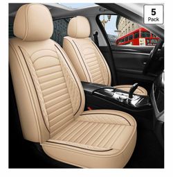 5 car cover sets (Beige)
