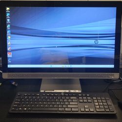 DeskTop  AIO  Intel i3 📓🖥 HP  Pavillion  24 - B016  - All in One  PC  (not  touch. ) Windows  11 🔌 DVD-RW📀 HDMI  Wi-Fi WebCam- Work  Excellent  ✔️
