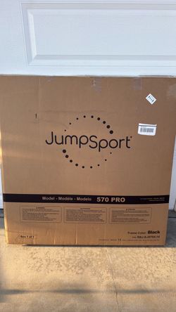 JumpSport 570 Pro Trampoline – Black Frame